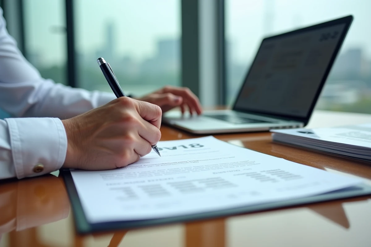Signature d'un contrat de fourniture pneus B2B Maxityre lors d'une réunion commerciale professionnelle